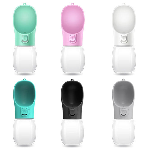 Botella de Agua Portátil con Bebedero para Mascotas